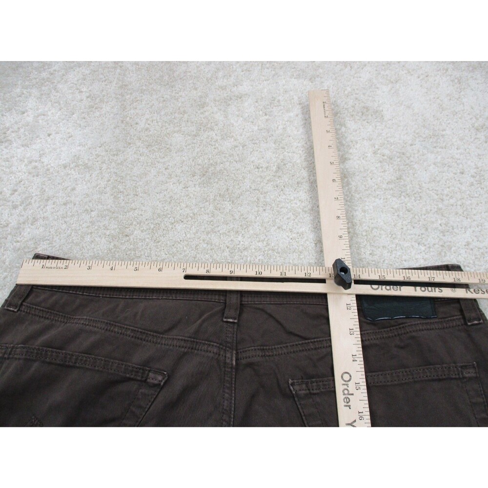 AG Adriano Goldschmied Jeans Mens 38x34 Brown Protege Straight Leg Pants USA * - Picture 11 of 13